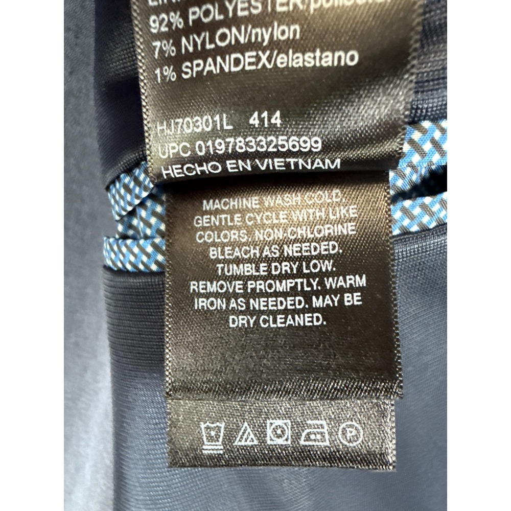Haggar Smart Wash Performance Tech Blazer Mens XL Navy NEW 48-50 R Tailored Fit - Picture 12 of 16